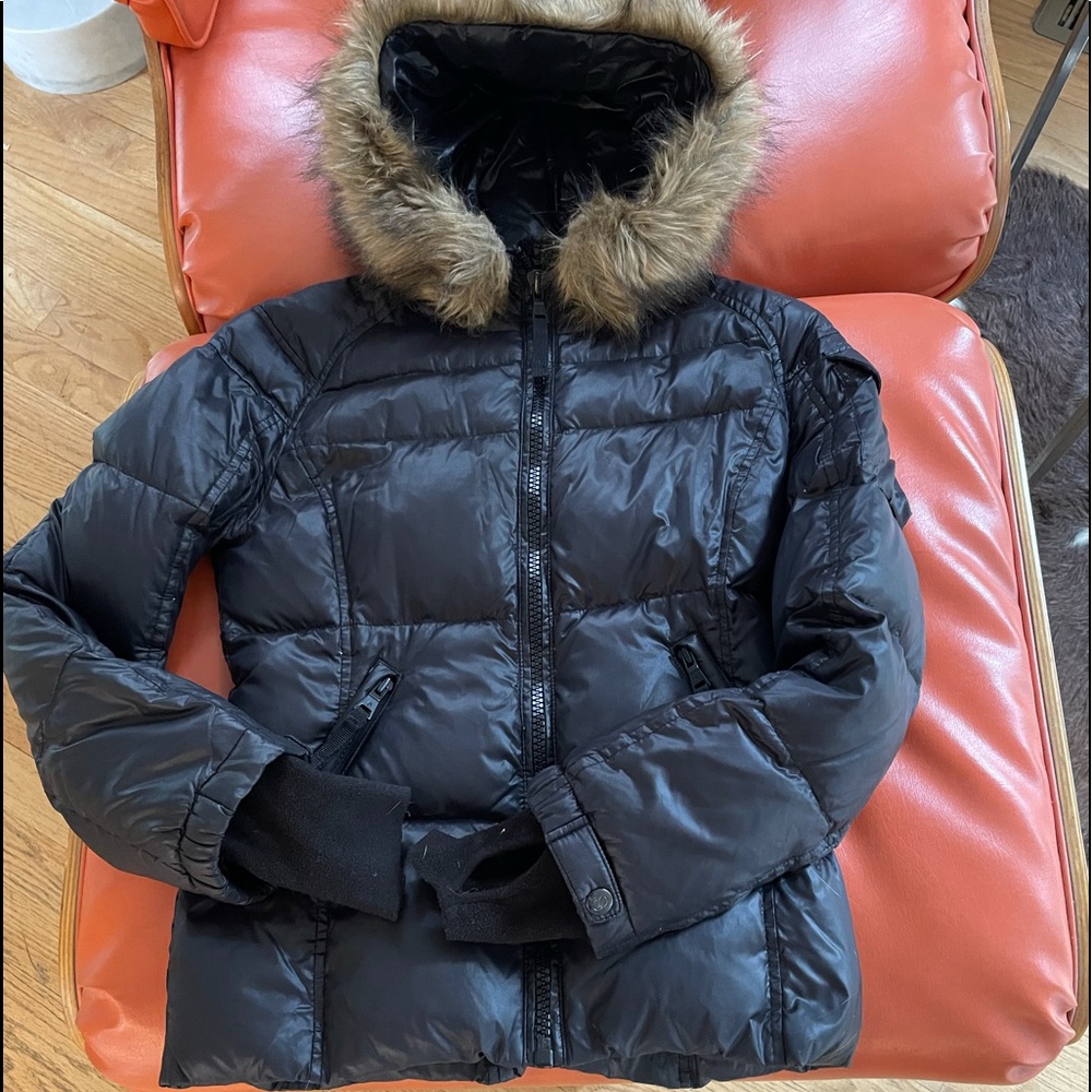 S13/NYC Girls Winter Down Coat Parka w Fur Hood